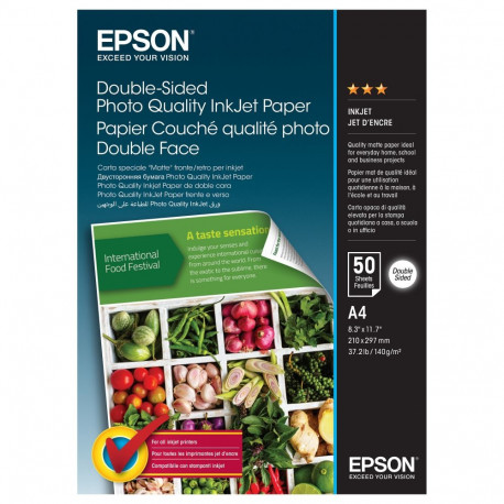 "Epson Fotopapier Double-Sided DIN A4 matt 140 g/m²"