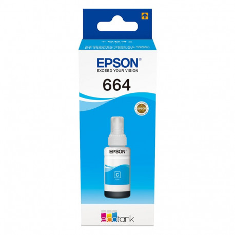 "Epson Original T6642 Nachfülltinte cyan 6.500 Seiten 70ml (C13T664240)"