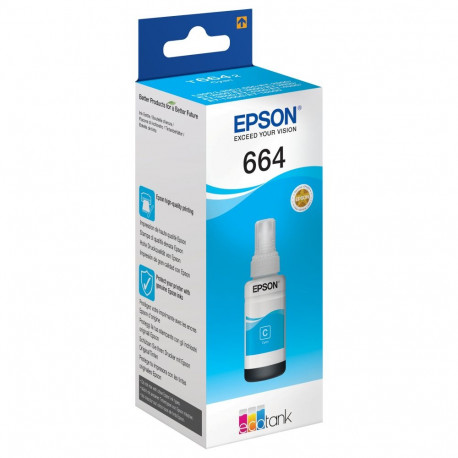 Epson originaal T6642 täitetint tsüaan 6500 lehte 70ml (C13T664240)