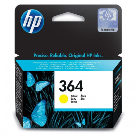 HP tindikassett nr 364, kollane