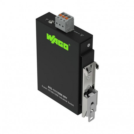 WAGO 852-1111/000-001 tööstuslik ECO-kommutaator, 5 porti 1000