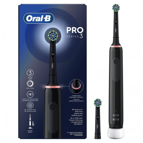 "Oral-B Pro 3 3000 CrossAction Black Edition"