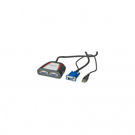 "VALUE Portabler VGA Video-Splitter 2fach 250MHz"
