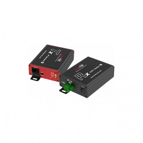 "MOBOTIX Mediakonverter, Ethernet & PoE+ ber Zweidrahtleitung"