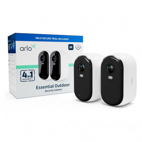 Arlo Essential 2 2K välikaamera, 2 tk