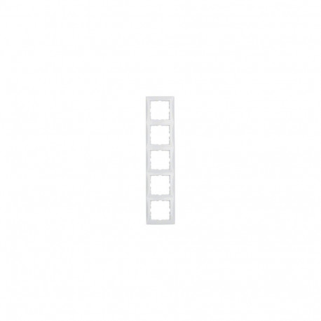 Berker 1015 89 89 5-kohaline raam S.1 polaarnalge läikiv