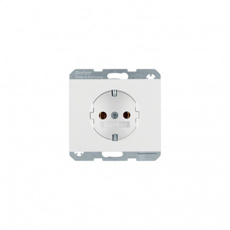 "Berker 4715 70 09 Schuko Steckdose 16A K.1 polarws mit Steckkl."