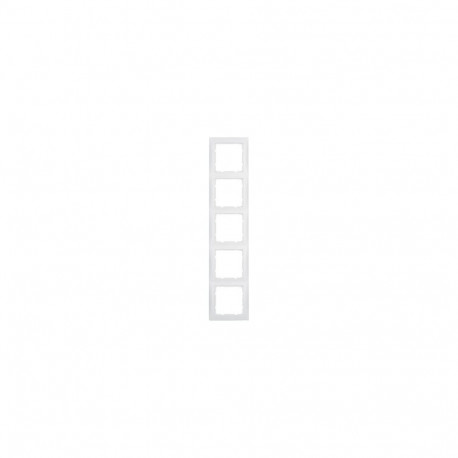 "Berker 1015 99 09 Rahmen 5-f PWS S.1"