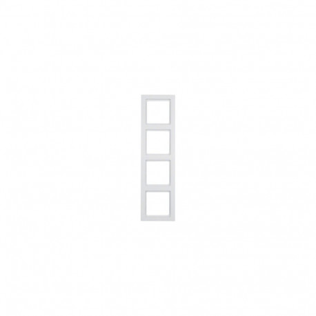 Berker 10146099 Q.3 raam, polaarvalge, sametjas