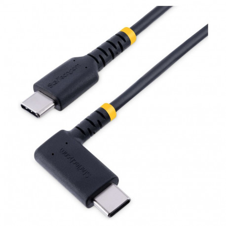"StarTech 1 m USB-C Ladekabel Mit Winkelstecker und 60W PD - Robust - USB-Kabel - 24 pin USB-C (M)"