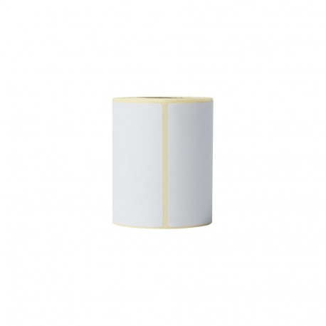 "Einzeletikettenrolle Brother weiss 76x44mm 400St./Rolle 8er"