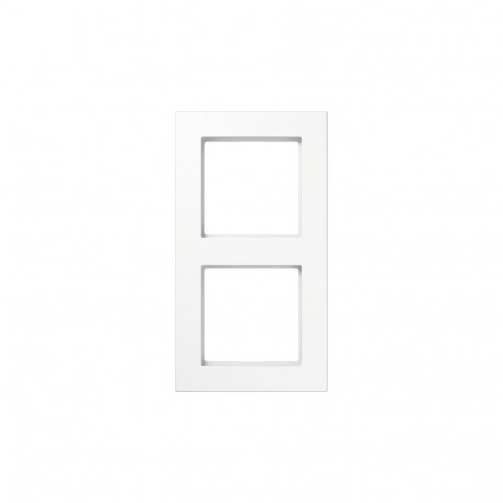 "Jung A5582BFWW Rahmen 2f. bruchsicher f.waager. u.senkr.komb."