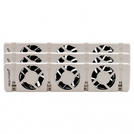 REALPOWER HL-3 radiaatoriventilaatorite 3-osaline komplekt 3 ventilaatoriga