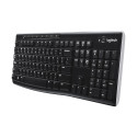 "Logitech Wireless Keyboard K270, Schwarz, Kabellos via USB-Empfänger, Schweiz"