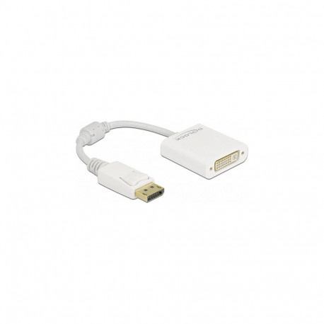 "Adapter DisplayPort 1.1 Stecker zu DVI Buchse Passiv weiß"