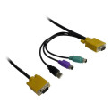 "KVM LCD Switch 8-Port 17"" (USB - PS/2 VGA) German Inter-Tech"