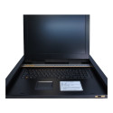 Inter-Tech 17" 8-pordiline saksa KVM LCD-lüliti (USB - PS/2 VGA)