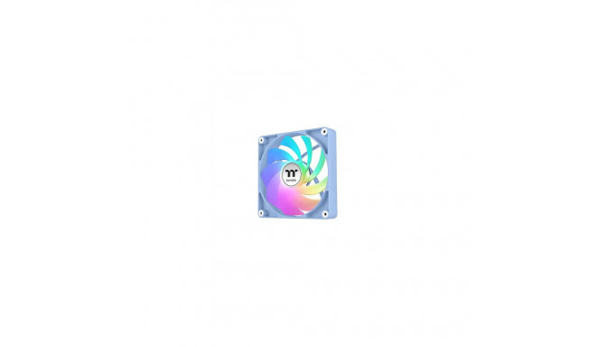 "140mm Thermaltake CT140 Reverse ARGB Sync PC Cooling Fan Hydrangea Blue 2 Pack"