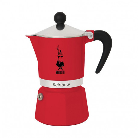 "Bialetti Rainbow Kaffeemaschine Rot"