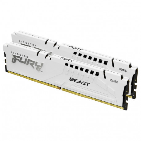 Kingston 32GB 6000MT/s DDR5 CL36 DIMM FURY Beast valge EXPO 2-osaline komplekt