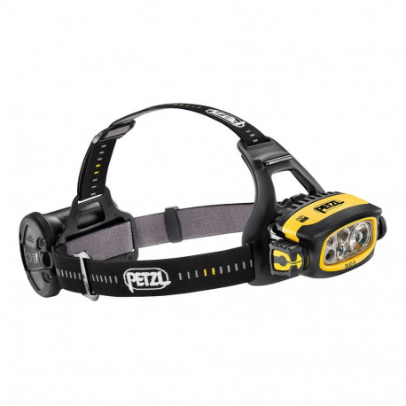 Petzl DUO S (must/kollane)