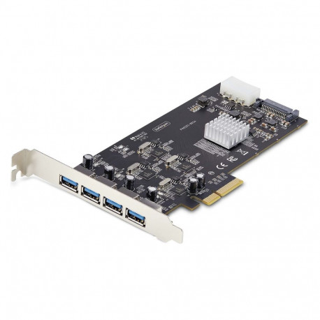 4-pordiline USB-A PCIe kaart 5Gbps