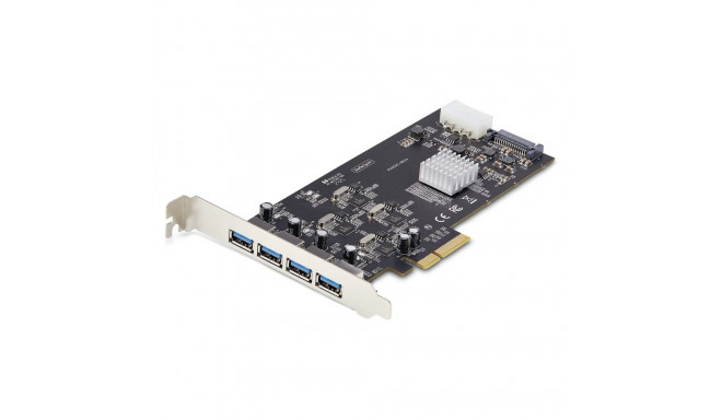 4-pordiline USB-A PCIe kaart 5Gbps