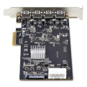 4-pordiline USB-A PCIe kaart 5Gbps