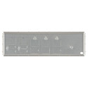 "Super Micro Supermicro I/O Shield - System-E/A-Abdeckplatte (MCP-260-00084-0N)"