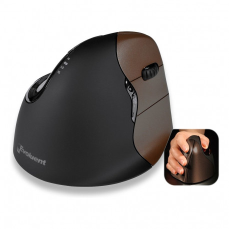 Evoluent Vertical Mouse 4 väike paremakäeline 6 nupuga juhtmevaba hiir