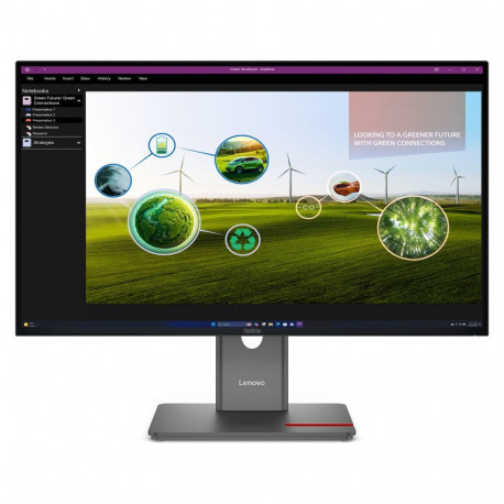 "68,6cm/27"" (2560x1440) Lenovo ThinkVision P27Q-40 16:9 WQHD IPS 4ms 120Hz HDMI DisplayPort USB-B U