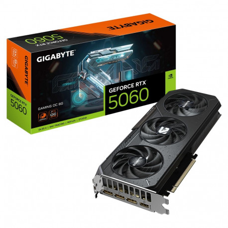 Gigabyte RTX 5060 8GB GAMING OC GDDR7 3 ventilaatoriga