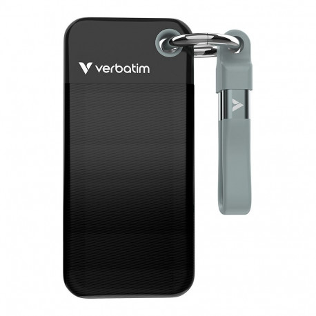 Verbatim Pocket SSD STICK S 2TB USB 3.2 must/hall jaemüügipakend