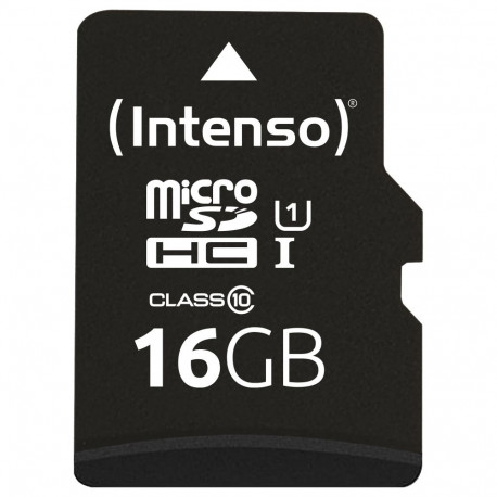 "CARD Micro Card 16GB Intenso SD-HC UHS-I inkl. SD- Adapter retail"