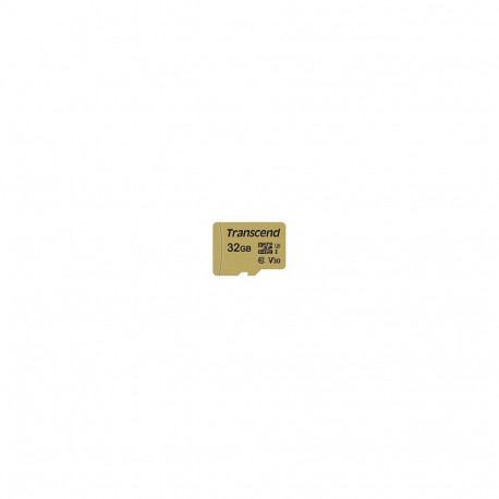 "CARD microSD Card 32GB Transcend SDHC USD500S w/Adapter"