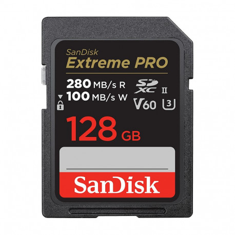 Sandisk PRO mälukaart 128GB V60 UHS-II S