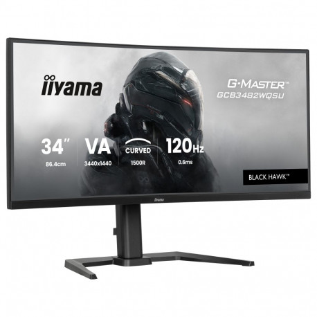 "TFT 34.0/86.4cm iiyama G-Master GCB3482WQSU Black Hawk *schwarz* 21:9"