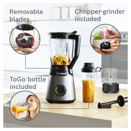 "Bosch Standmixer Standmixer Serie 4 VitaPower 1200 W Schwarz"