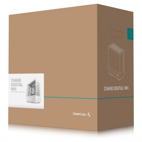 DeepCool CH690 DIGITAL valge Midi korpus