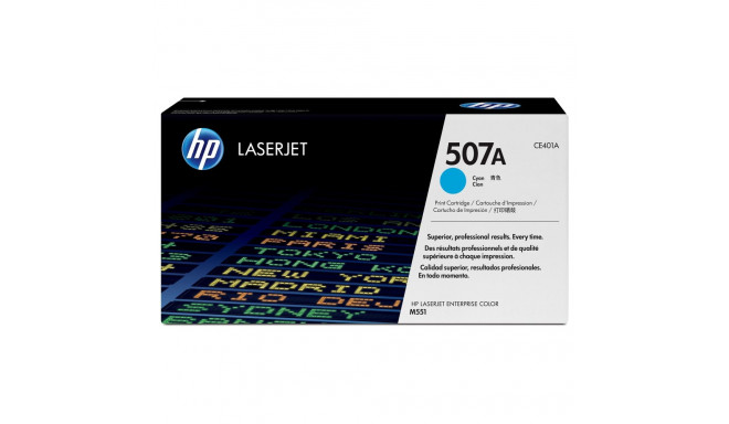 "HP 507A original original Toner cartridge CE401A cyan standard capacity 6.000 pages 1-pack"
