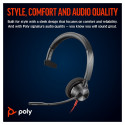 "HP Poly Headset Blackwire C3310 Mono USB-C/A"