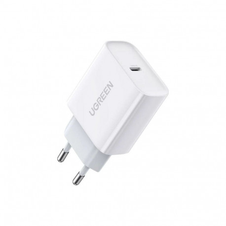 Ugreen USB Power Delivery 3.0 Quick Charge 4.0+ 20W 3A seinalaadija valge