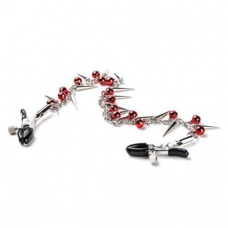 Zaciski Na Sutki Łańcuszek Dzwoneczki Srebrne