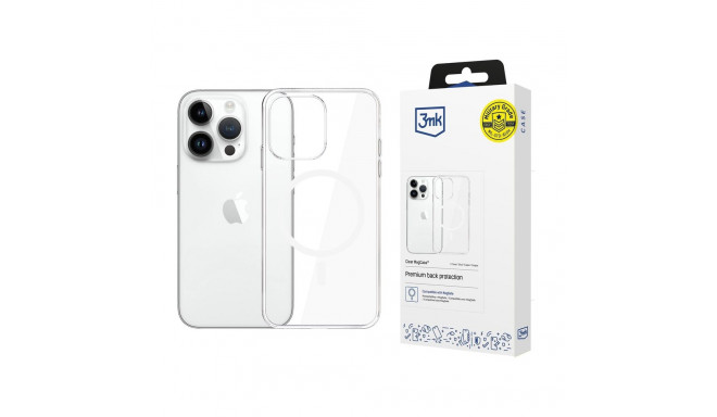 3mk Clear MagCase Case for Apple iPhone 14 Pro Max - Transparent