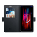 3mk Wallet Case for iPhone 15 Plus - Black