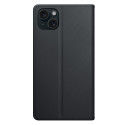 3mk Wallet Case for iPhone 15 Plus - Black