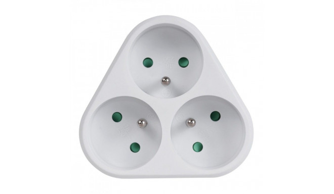 Triple electric socket MCE214