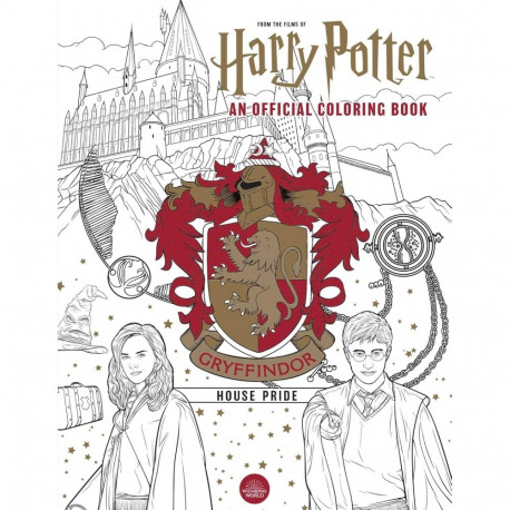 Coloring Book - Harry Potter Gryffindor House Pride 64 Pages 21.7 x 28 cm