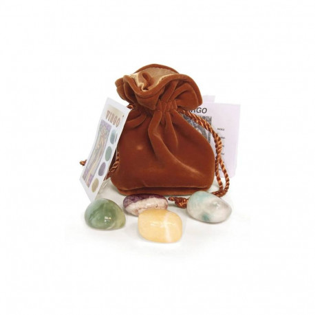 Crystal Talisman Set - Lo Scarabeo Virgo Astrological 4-Piece With Guidebook