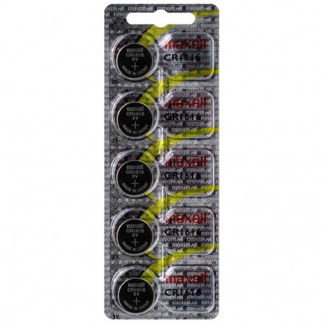 Maxell CR1616 HOLO batteries 5 pcs.